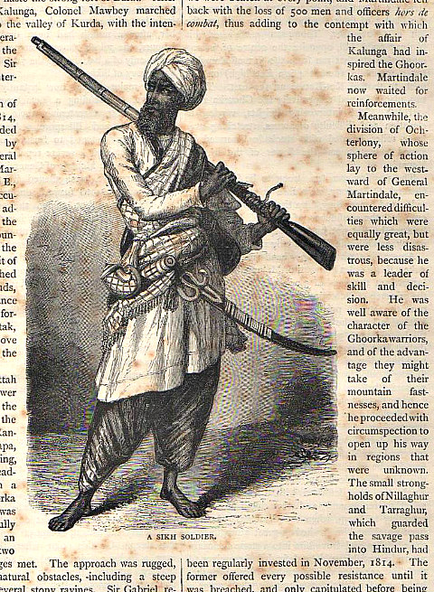 Sikh soldier