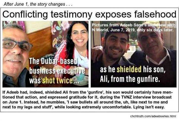 Conflicting testimony exposes falsehood